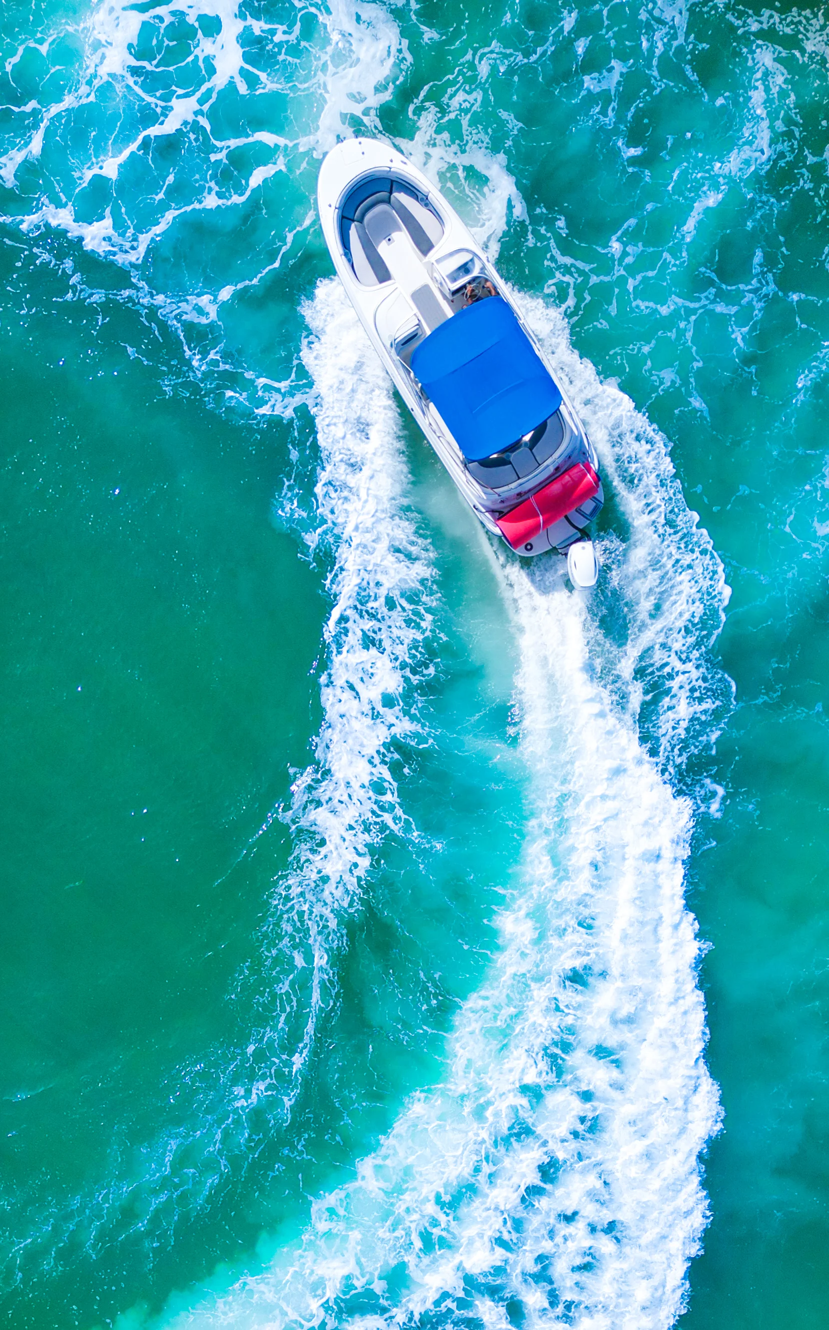26ft Bayliner Max deck view